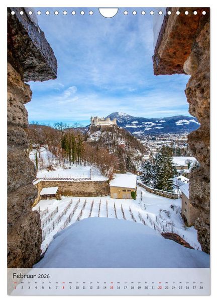 Produktbild: Kulturstadt Salzburg (Wandkalender 2026 DIN A4 hoch), CALVENDO Monatskalender