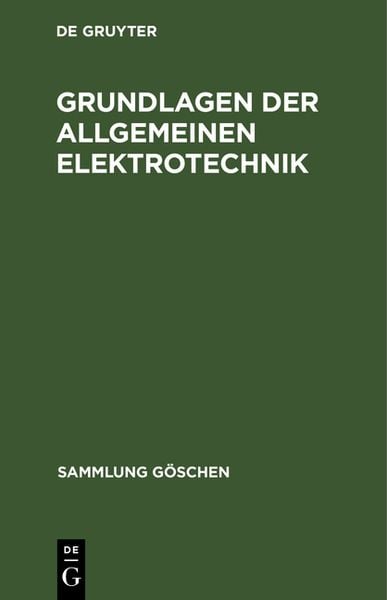 Produktbild: Grundlagen der allgemeinen Elektrotechnik
