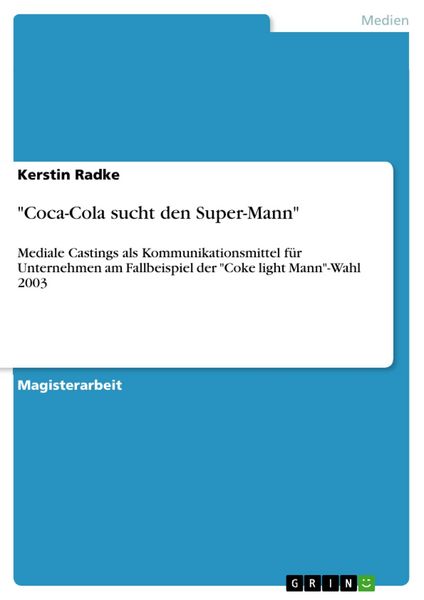 Produktbild: "Coca-Cola sucht den Super-Mann"