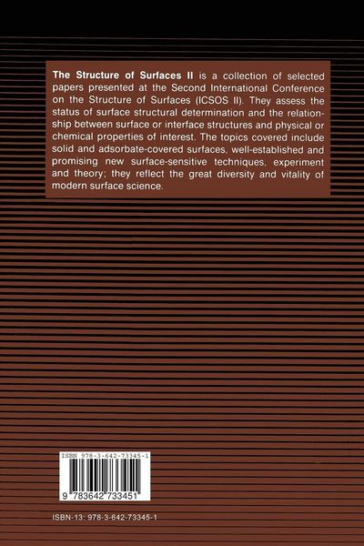 Produktbild: The Structure of Surfaces II