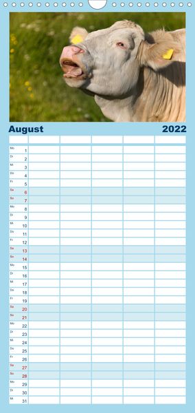 Produktbild: Familienplaner Boarisch g'schaut - Vom Haarsee bis zum Isarwinkel (Wandkalender 2022 , 21 cm x 45 cm, hoch)