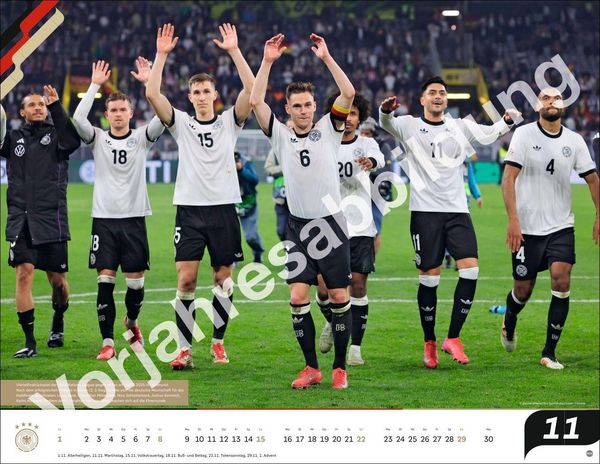 Produktbild: DFB M&auml;nner Posterkalender 2027