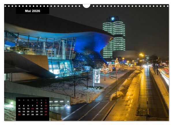 Produktbild: City Lights - Lichter der Nacht (Wandkalender 2026 DIN A3 quer), CALVENDO Monatskalender
