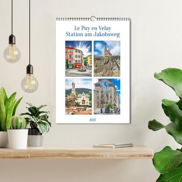 Produktbild: Le puy en Velay, Station am Jakobsweg (Wandkalender 2027 DIN A3 hoch), CALVENDO Monatskalender