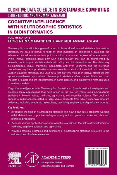 Produktbild: Cognitive Intelligence with Neutrosophic Statistics in Bioinformatics