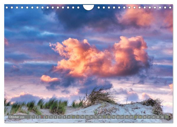 Produktbild: Borkum Ansichten (Wandkalender 2026 DIN A4 quer), CALVENDO Monatskalender
