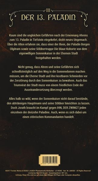 Produktbild: Die Eherne Stadt: Der 13. Paladin Band III
