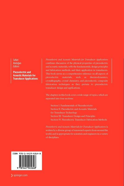 Produktbild: Piezoelectric and Acoustic Materials for Transducer Applications
