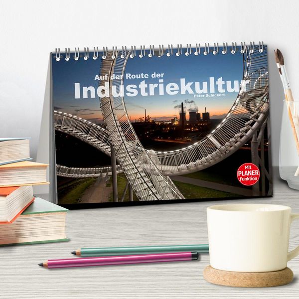 Produktbild: Auf der Route der Industriekultur (Tischkalender 2026 DIN A5 quer), CALVENDO Monatskalender
