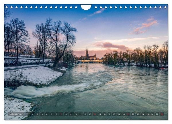 Produktbild: Ulm f&uuml;r Nestspatzen (Wandkalender 2027 DIN A4 quer), CALVENDO Monatskalender