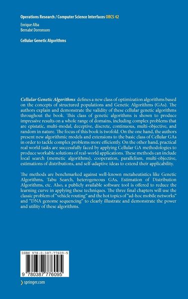 Produktbild: Cellular Genetic Algorithms