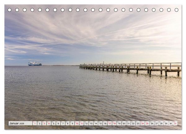 Produktbild: Ostseebilder (Tischkalender 2026 DIN A5 quer), CALVENDO Monatskalender