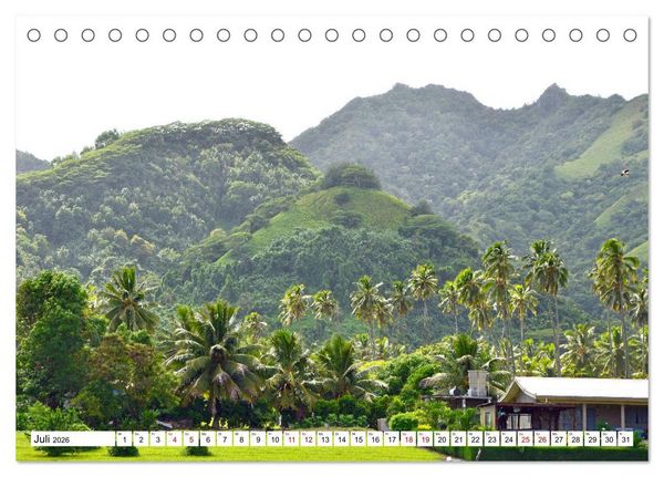 Produktbild: Rarotonga - Trauminsel im S&uuml;dpazifik. (Tischkalender 2026 DIN A5 quer), CALVENDO Monatskalender