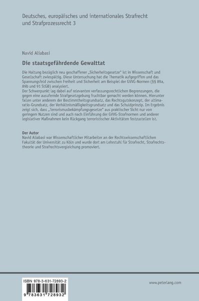 Produktbild: Die staatsgef&auml;hrdende Gewalttat