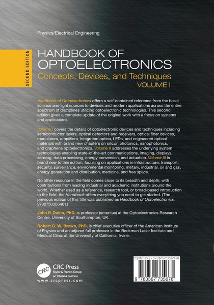 Produktbild: Handbook of Optoelectronics