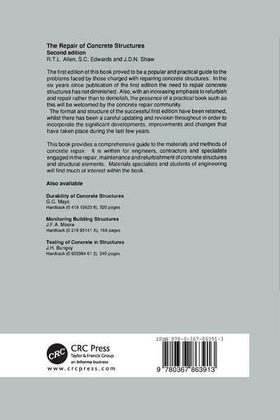 Produktbild: Repair of Concrete Structures