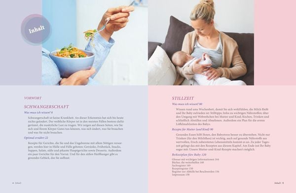 Produktbild: Richtig essen in Schwangerschaft und Stillzeit