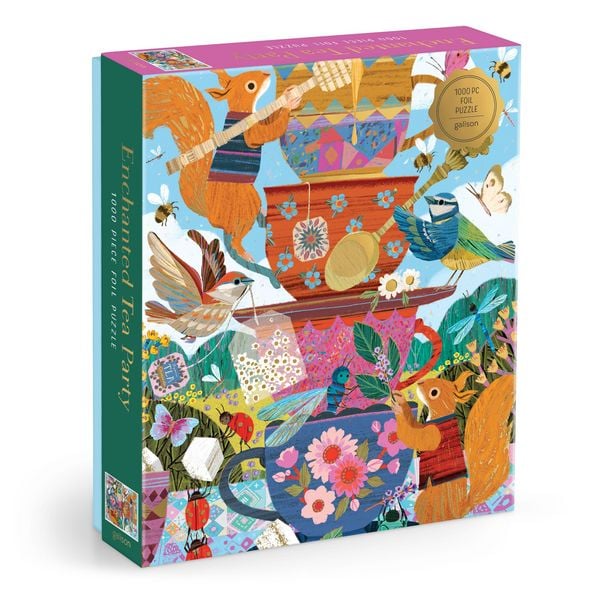 Victoria Ball Enchanted Tea Party 1000 Piece Foil Puzzle