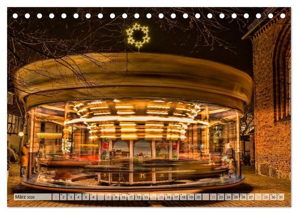 Produktbild: Karussell - Nostalgie (Tischkalender 2026 DIN A5 quer), CALVENDO Monatskalender