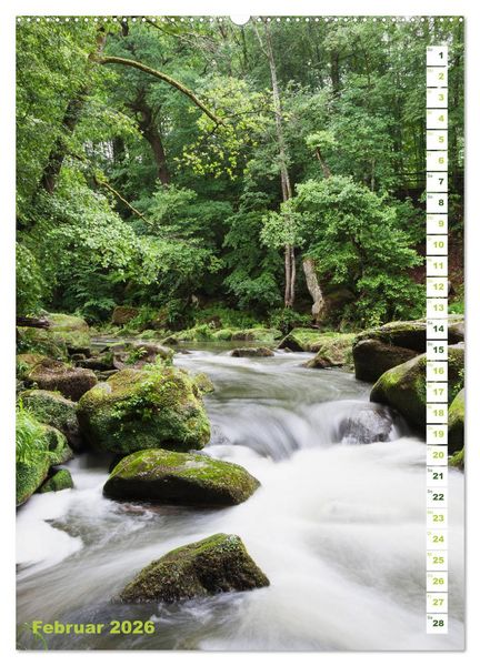 Produktbild: EIFEL - Kraftorte Wald und Wasser (hochwertiger Premium Wandkalender 2026 DIN A2 hoch), Kunstdruck in Hochglanz