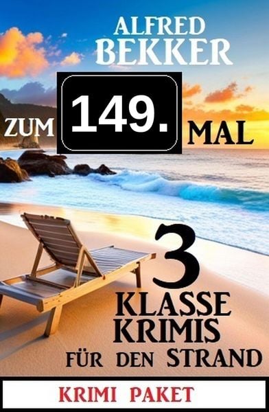 Produktbild: Zum 149. Mal 3 klasse Krimis f&uuml;r den Strand