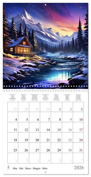 Produktbild: Bilkova, H: Magic Forest - Vacation (Wall Calendar 2026 12 &times;