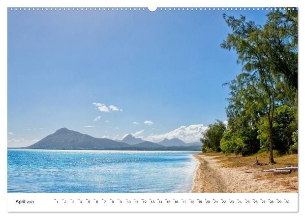 Produktbild: Inselparadies Mauritius (Wandkalender 2027 DIN A2 quer), CALVENDO Monatskalender