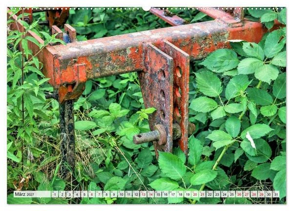 Produktbild: Landmaschinen im Dornr&ouml;schenschlaf (hochwertiger Premium Wandkalender 2027 DIN A2 quer), Kunstdruck in Hochglanz