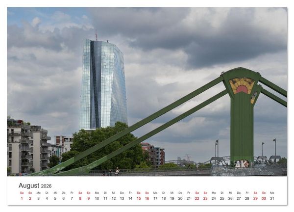 Produktbild: Frankfurt am Main - Abseits der Touristenstr&ouml;me (Wandkalender 2026 DIN A3 quer), CALVENDO Monatskalender