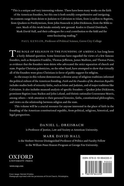 Produktbild: Faith and the Founders of the American Republic