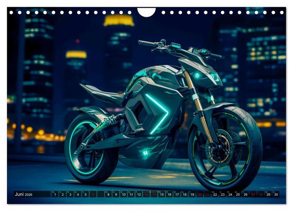 Produktbild: Dream Bikes - Motorr&auml;der aus der Zukunft (Wandkalender 2026 DIN A4 quer), CALVENDO Monatskalender