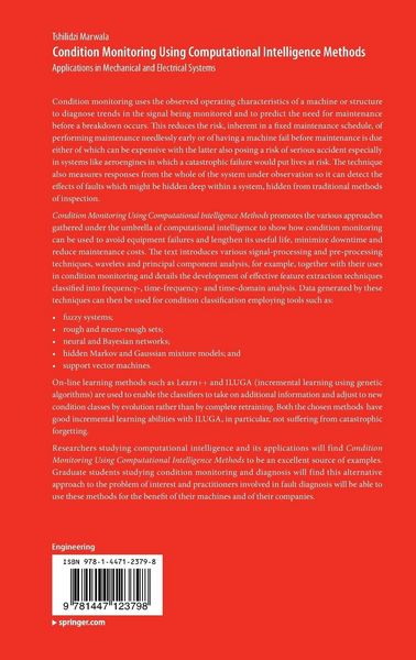 Produktbild: Condition Monitoring Using Computational Intelligence Methods
