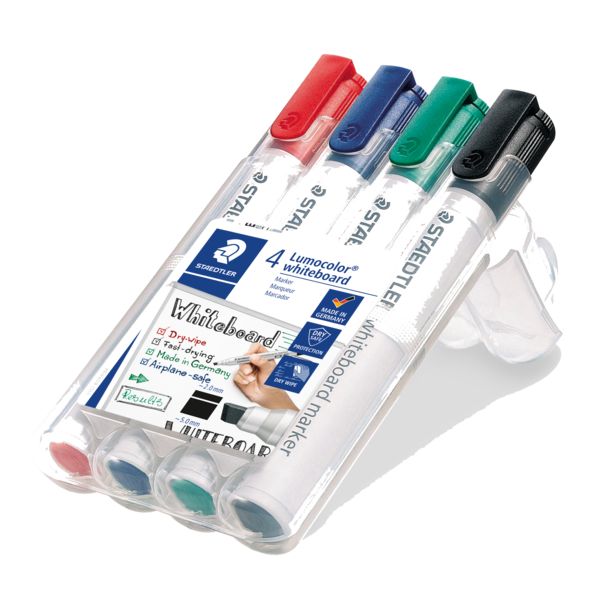 Produktbild: STAEDTLER Whiteboardmarker Lumocolor 4er Set