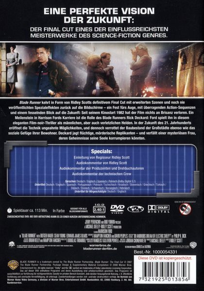 Produktbild: Blade Runner - Final Cut
