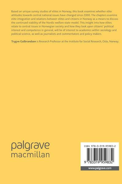 Produktbild: Elites in an Egalitarian Society