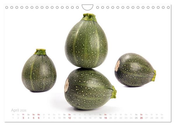 Produktbild: Der vegane K&uuml;chenkalender (Wandkalender 2026 DIN A4 quer), CALVENDO Monatskalender