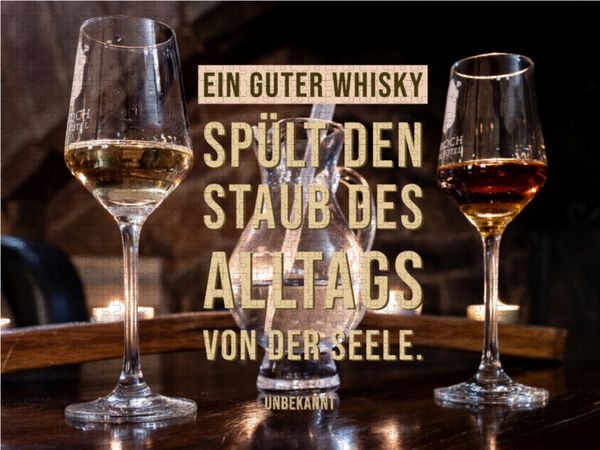 Produktbild: CALVENDO Puzzle Ein guter Whisky sp&uuml;lt den Staub des Alltags von der Seele. | 1000 Teile Lege-Gr&ouml;&szlig;e 64x48cm Foto-Puzzle f&uuml;r gl&uuml;ckliche Stunden