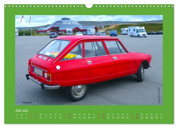 Produktbild: Abenteuer Citroen Ami 8 (Wandkalender 2026 DIN A3 quer), CALVENDO Monatskalender