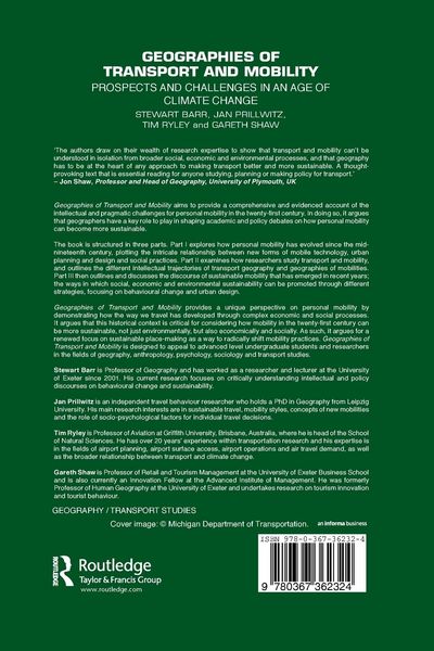 Produktbild: Geographies of Transport and Mobility