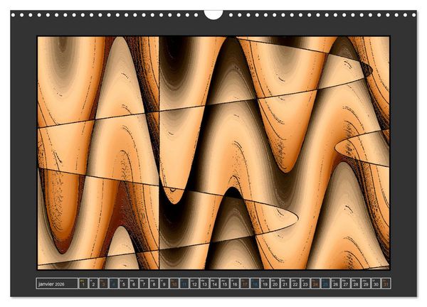 Produktbild: Art palette terre (Calendrier mural 2026 DIN A3 vertical), CALVENDO calendrier mensuel