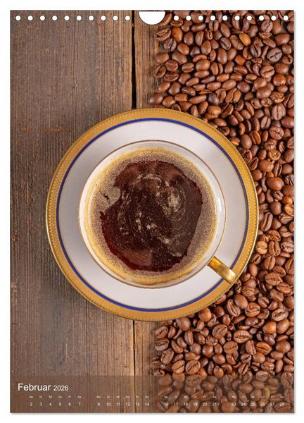 Produktbild: Kaffee f&uuml;r ein Genusserlebnis (Wandkalender 2026 DIN A4 hoch), CALVENDO Monatskalender
