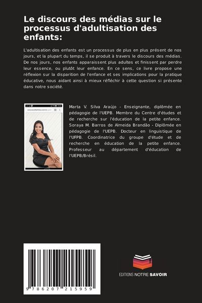 Produktbild: Le discours des m&eacute;dias sur le processus d'adultisation des enfants: