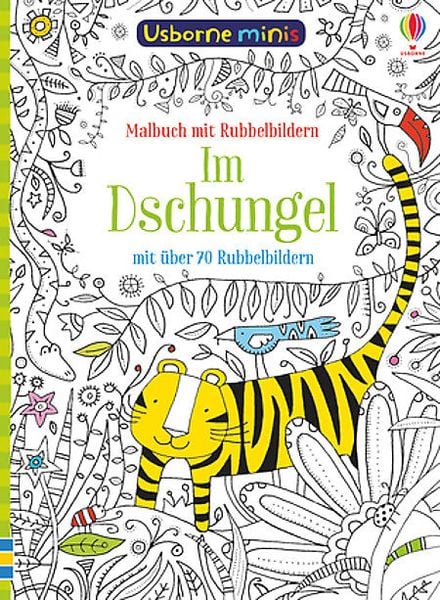 Usborne Minis - Malbuch: Im Dschungel, Taschenbuch von Sam Smith, Usborne, 9781782328087
