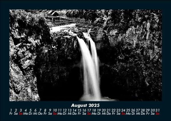 Produktbild: Wasserfälle 2025 Fotokalender DIN A5