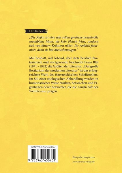 Produktbild: Das gro&szlig;e Bestiarium der modernen Literatur