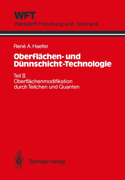 Produktbild: Oberfl&auml;chen- und D&uuml;nnschicht-Technologie