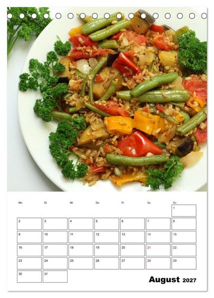 Produktbild: Leckeres mit Bohnen (Tischkalender 2027 DIN A5 hoch), CALVENDO Monatskalender