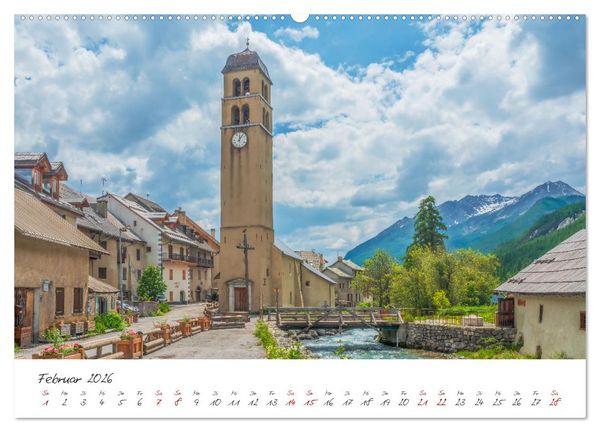 Produktbild: Die Route der Gro&szlig;en Alpen - Das Guisane-Tal und Brian&ccedil;onnais (Wandkalender 2026 DIN A2 quer), CALVENDO Monatskalender