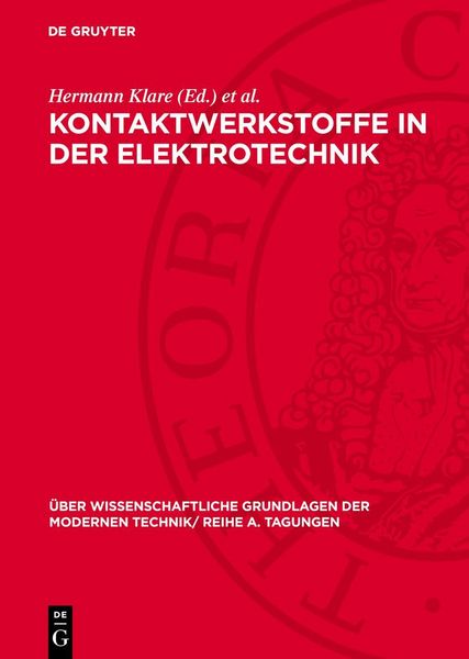Produktbild: Kontaktwerkstoffe in der Elektrotechnik