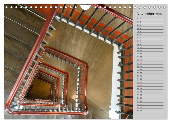Produktbild: Faszination Treppen (Wandkalender 2026 DIN A4 quer), CALVENDO Monatskalender